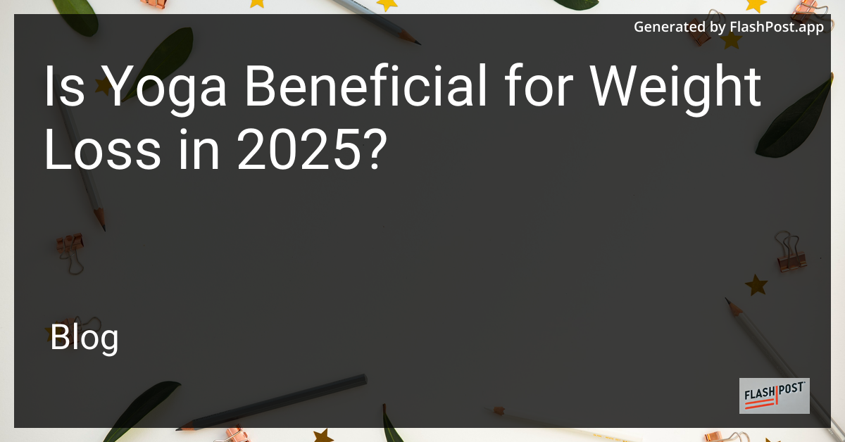 Yoga for Weight Loss