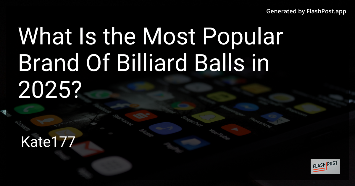 Billiard Balls