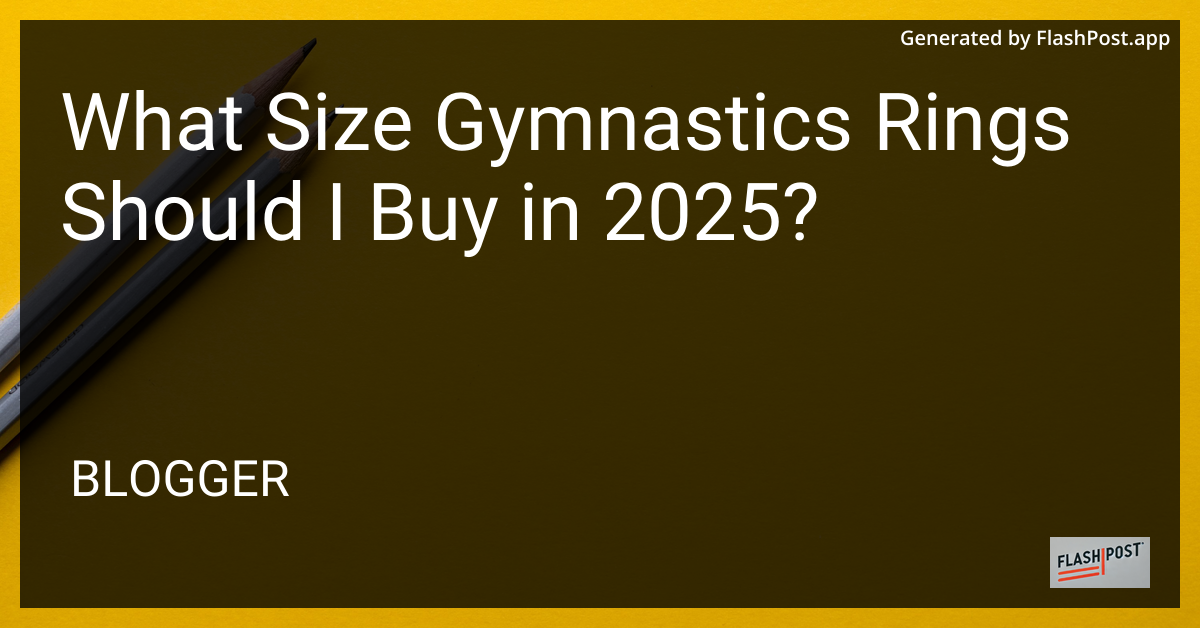 Gymnastics Rings