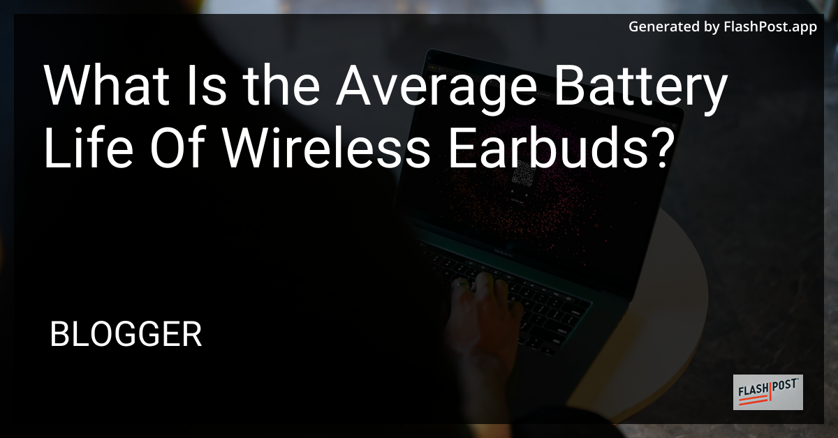 Wireless Earbuds