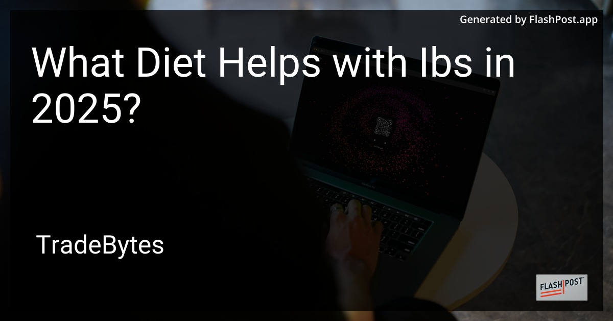 Healthy Lifestyle for IBS in 2025