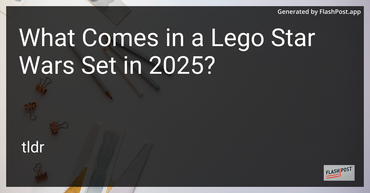 Lego Star Wars Set