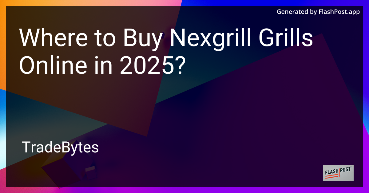 Nexgrill Grills
