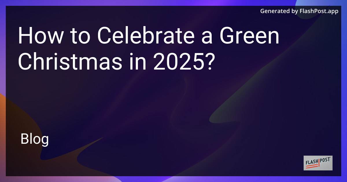 Green Christmas Banner