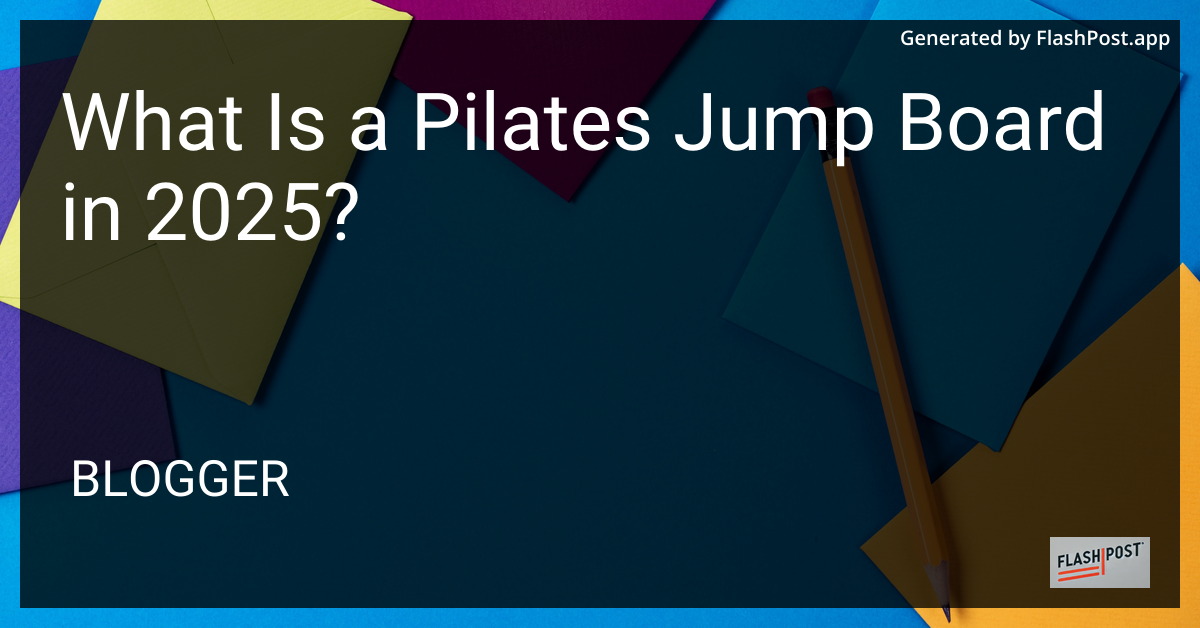 Pilates Jump Board