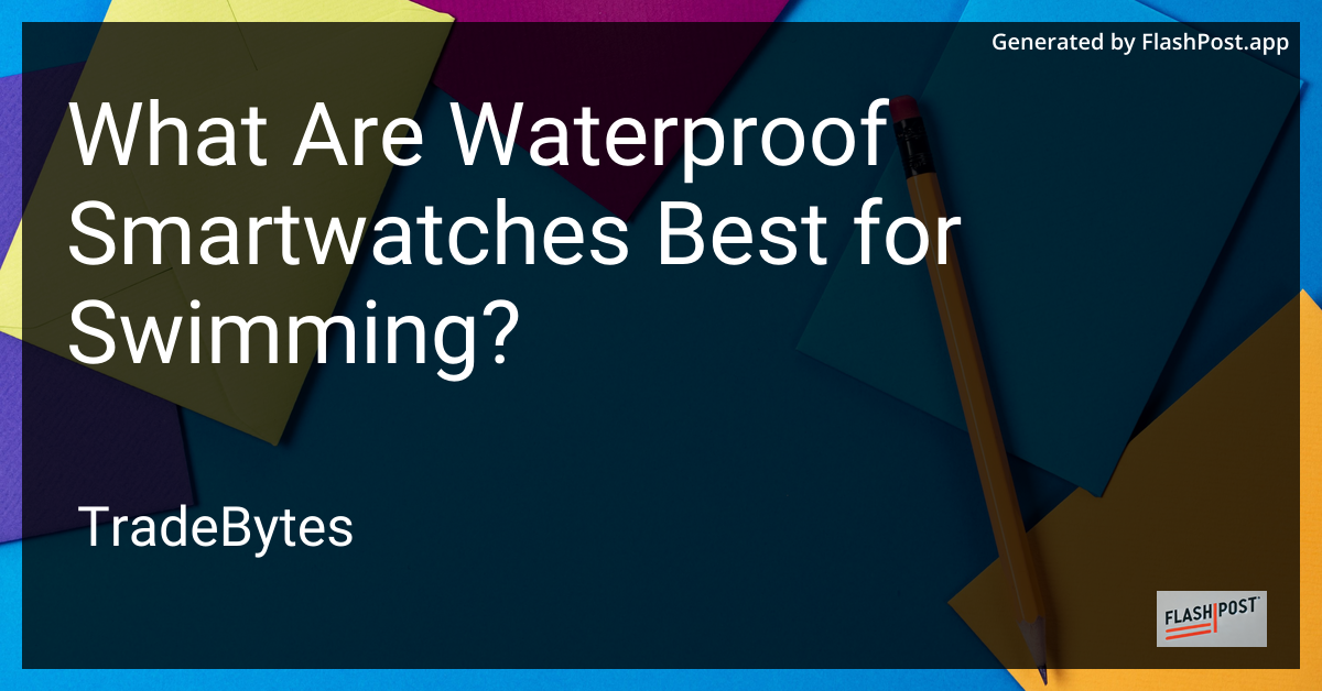 Waterproof Smartwatch