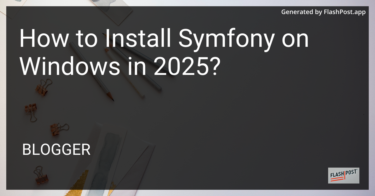 Symfony Installation