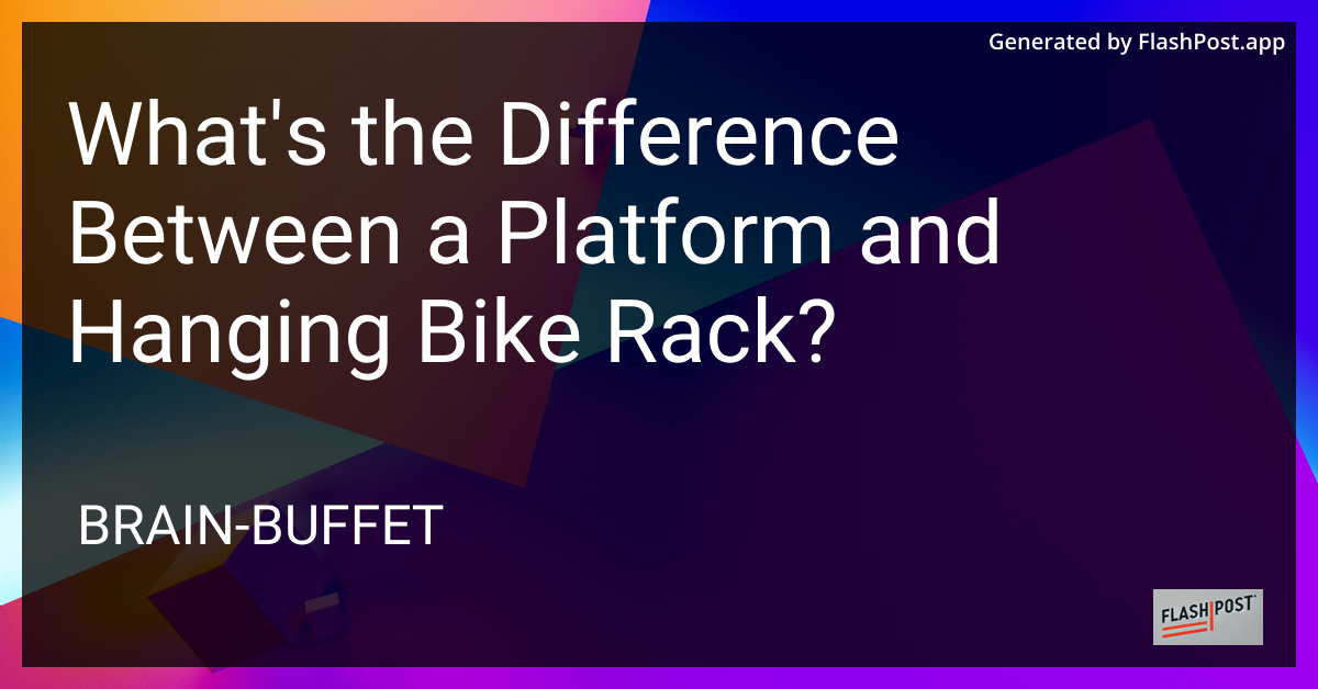 Bike Rack Comparison