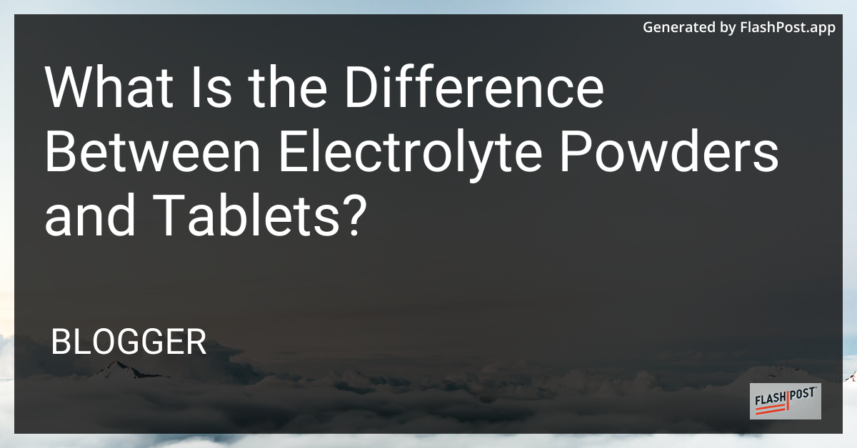Electrolyte