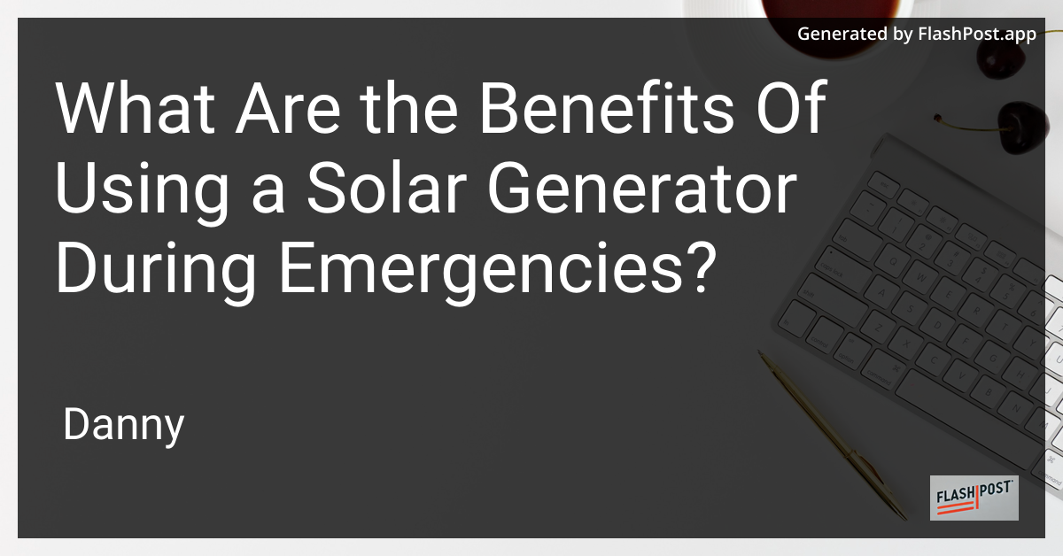 Solar Generator Image