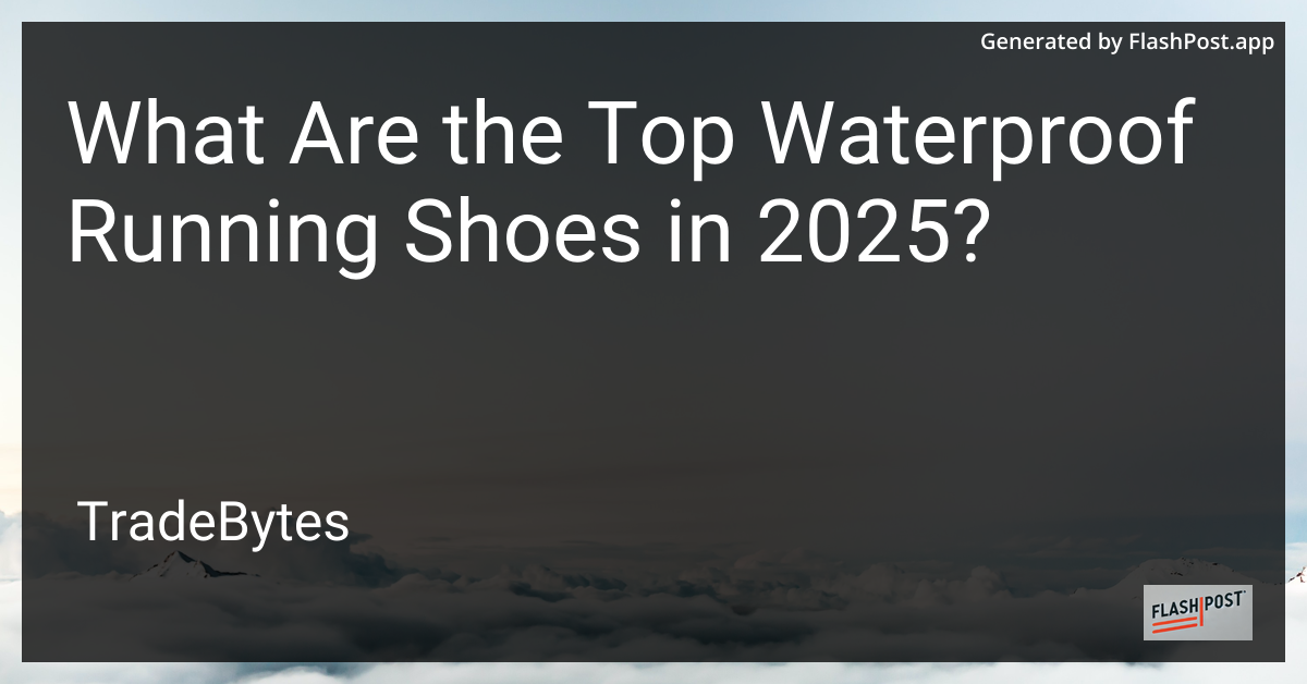 Waterproof Running Shoes