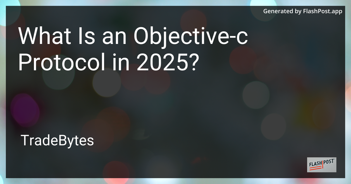 Objective-C Protocol Image