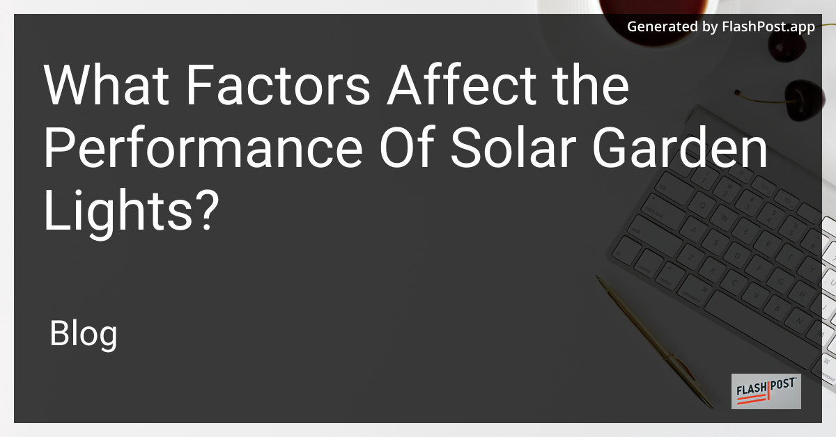 Solar Garden Lights