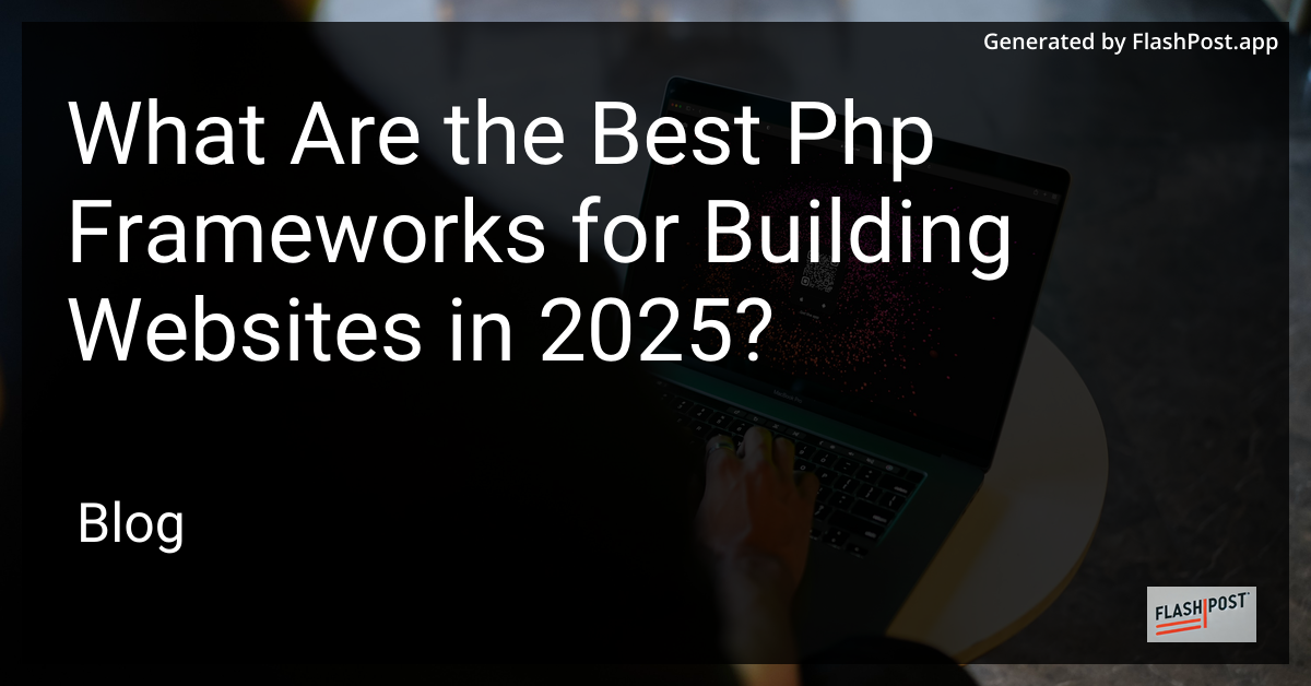 PHP Frameworks
