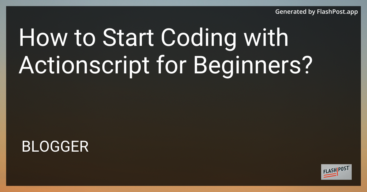 ActionScript Coding