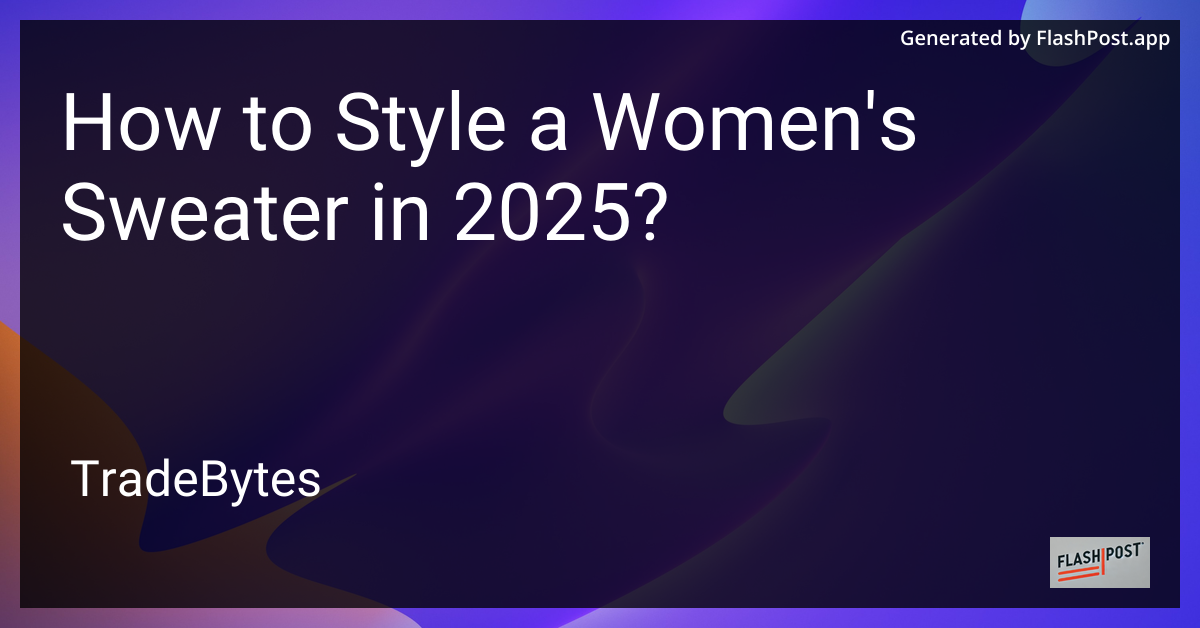 Sweater Styles 2025