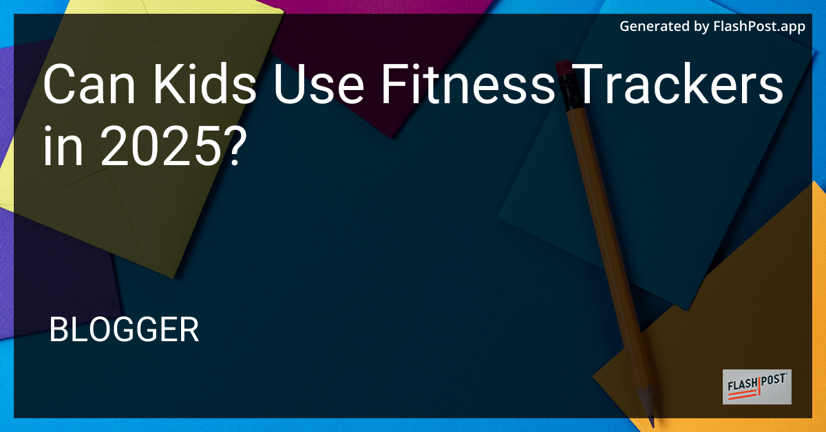 Kids Using Fitness Trackers