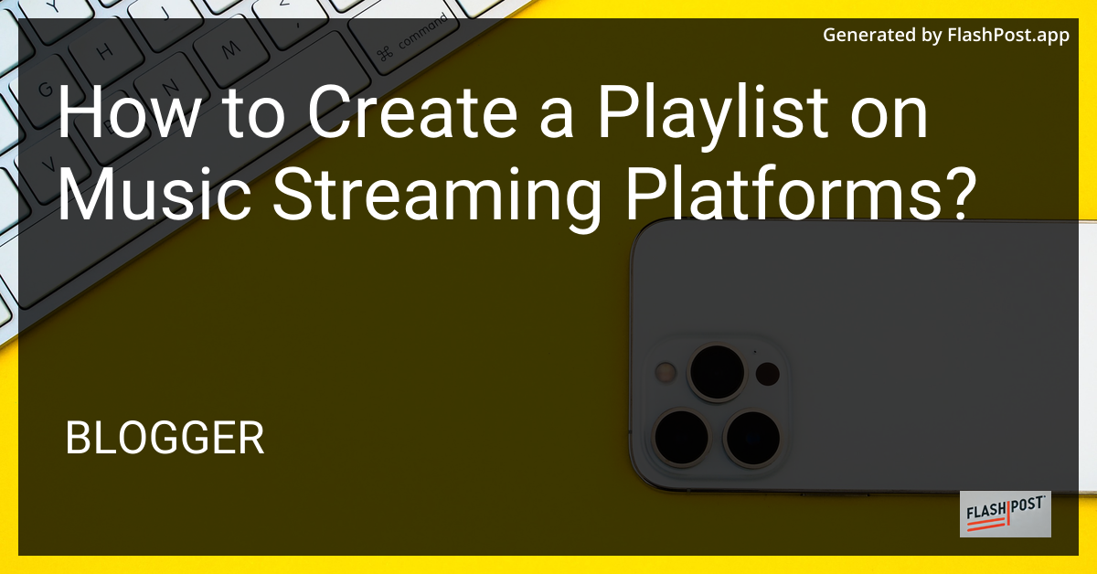 Create a Playlist