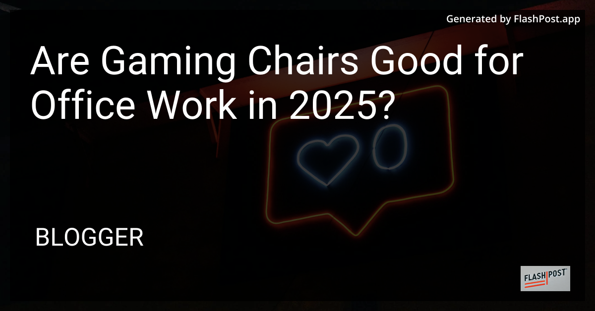 Gaming Chairs for Office Work