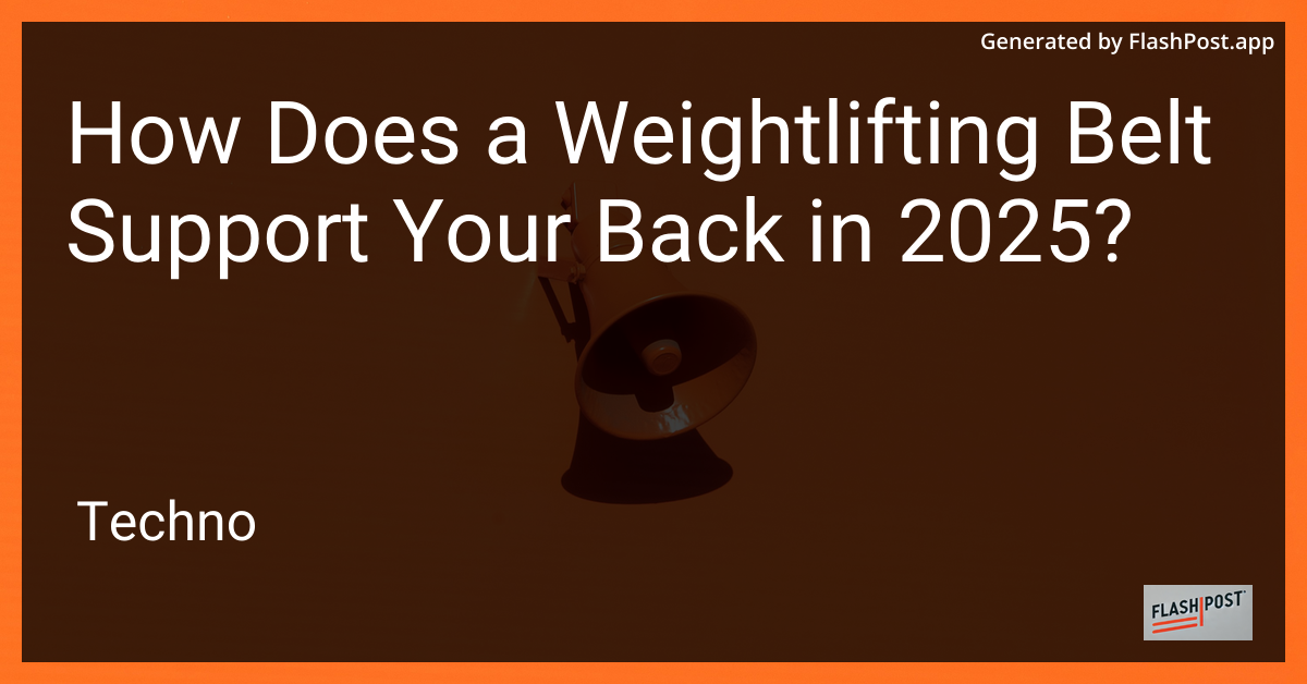 Weightlifting Belt