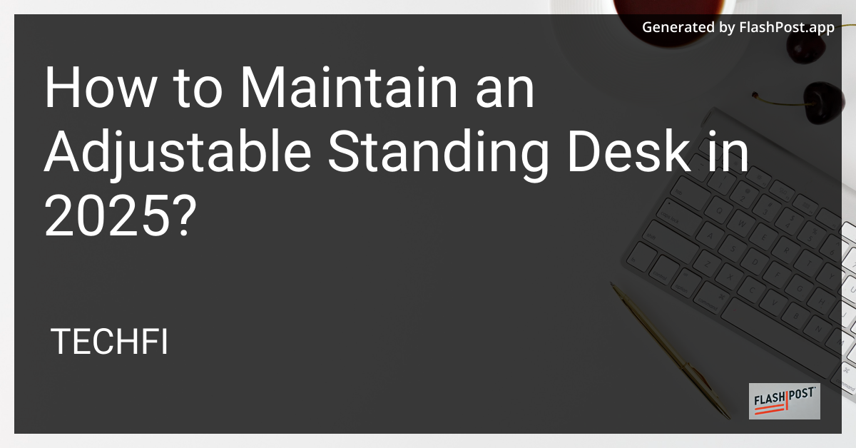 Adjustable Standing Desk