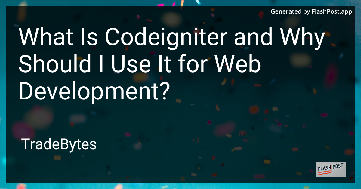CodeIgniter