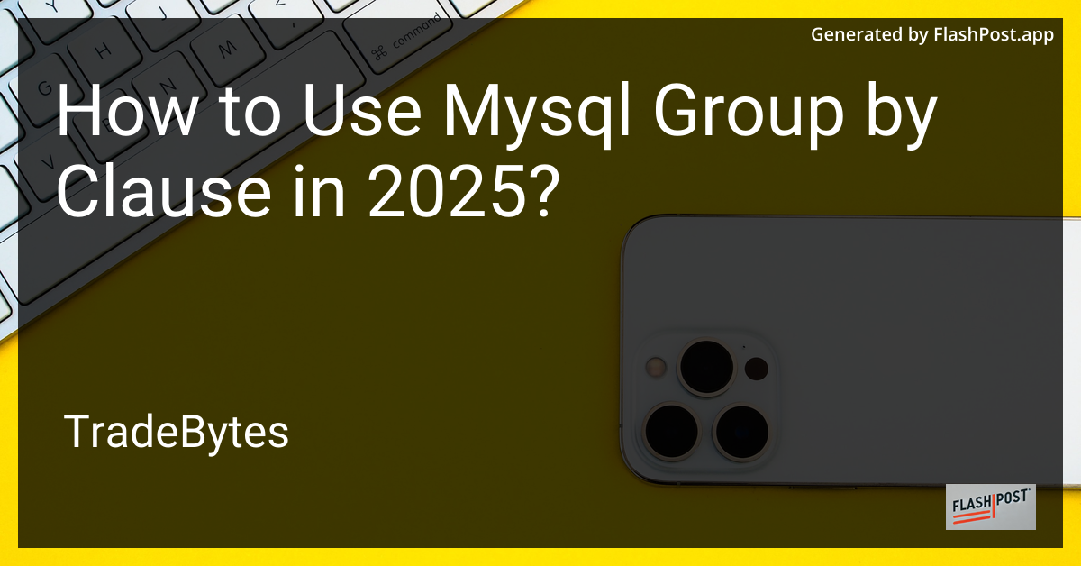 MySQL Group By Clause