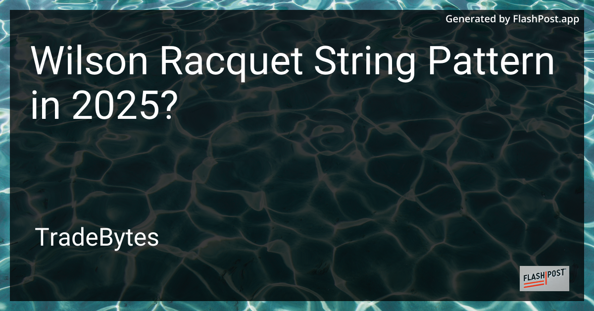 Wilson Racquet String