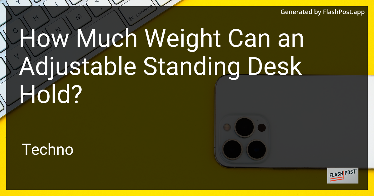 Adjustable Standing Desk