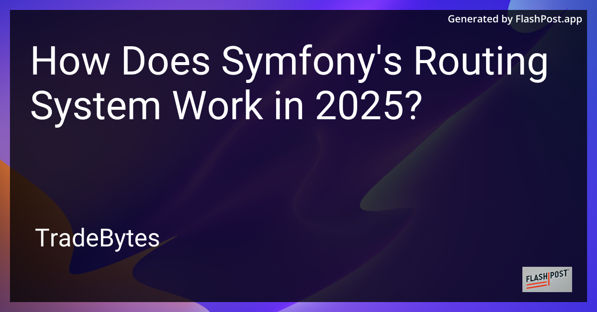 Symfony Routing System