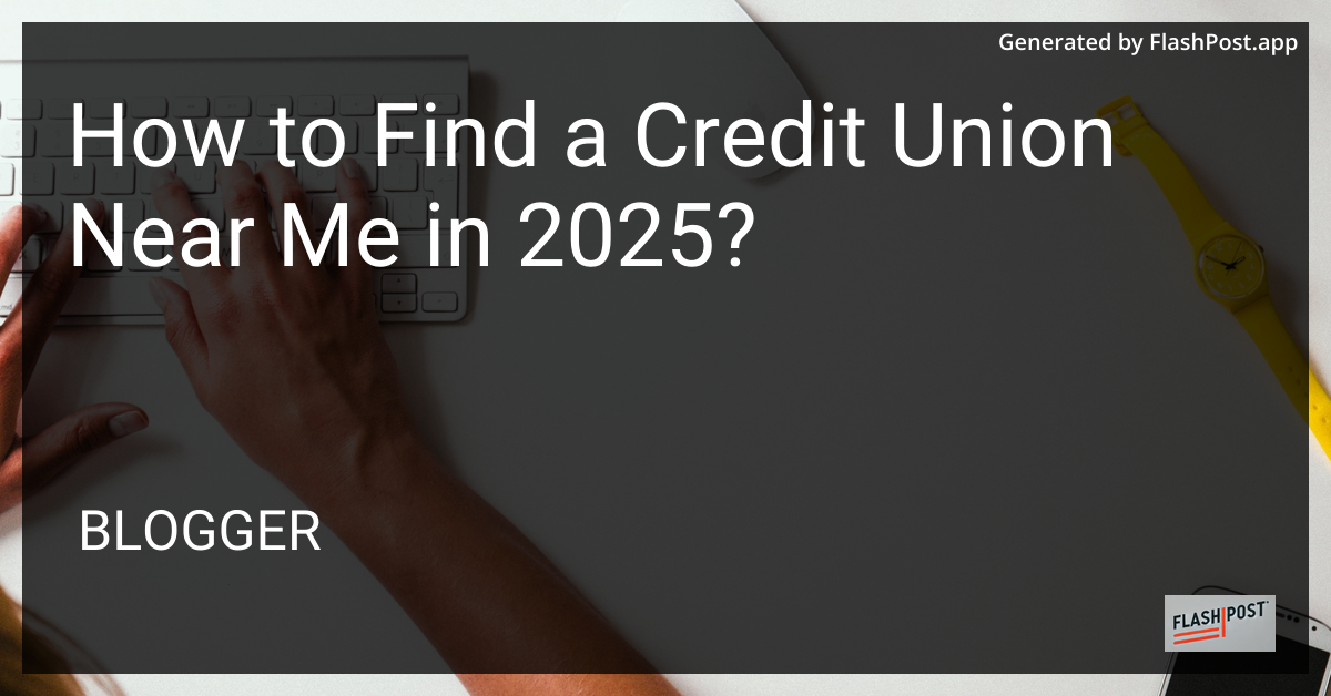 Credit Union Locator