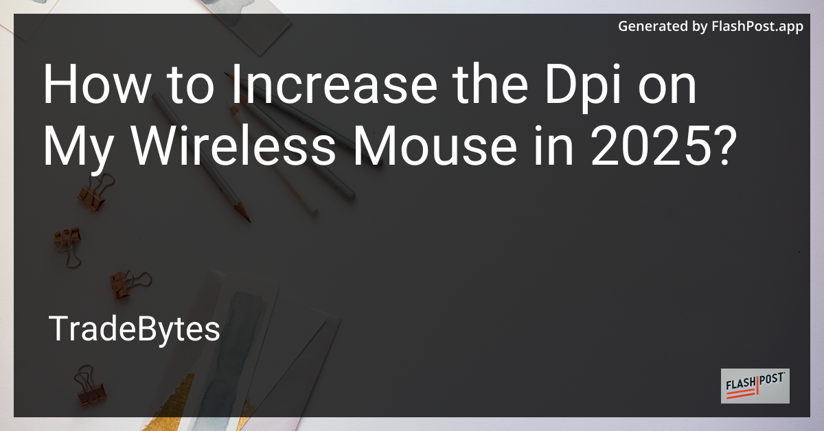Wireless Mouse DPI