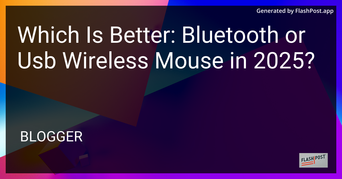 Wireless Mouse Options