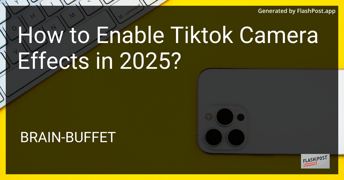 TikTok Camera Effects
