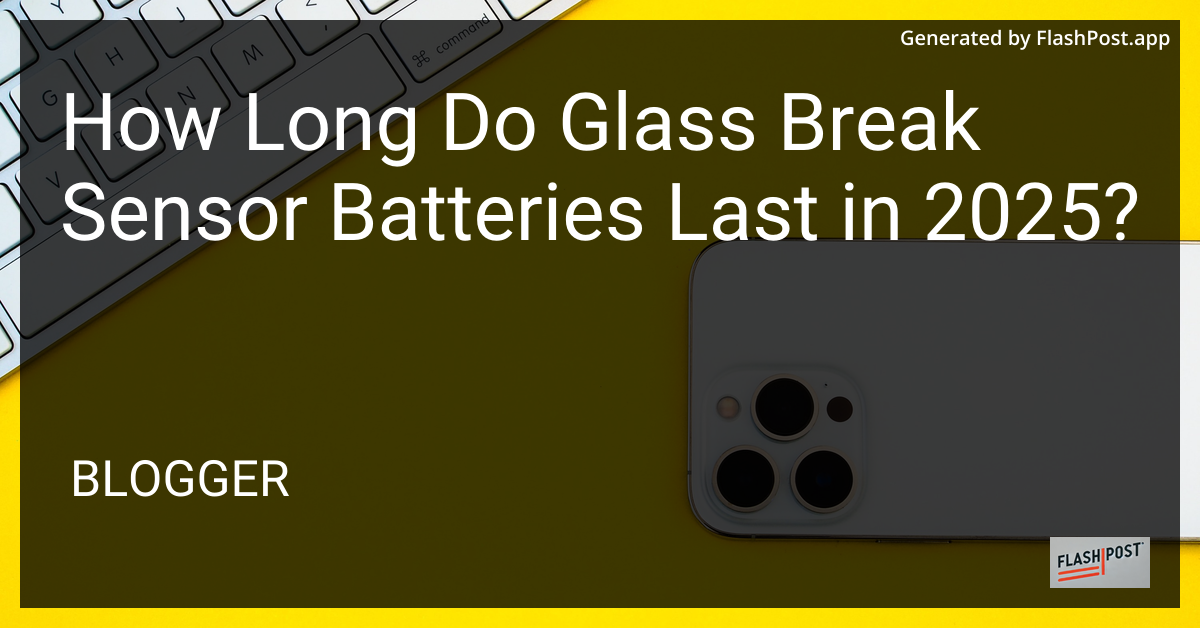 Glass Break Sensor
