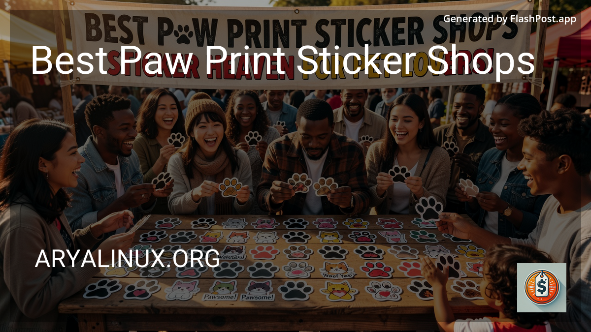 5 Best Paw Print Sticker Shops in 2026