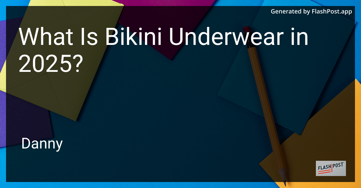 Bikini Underwear 2025