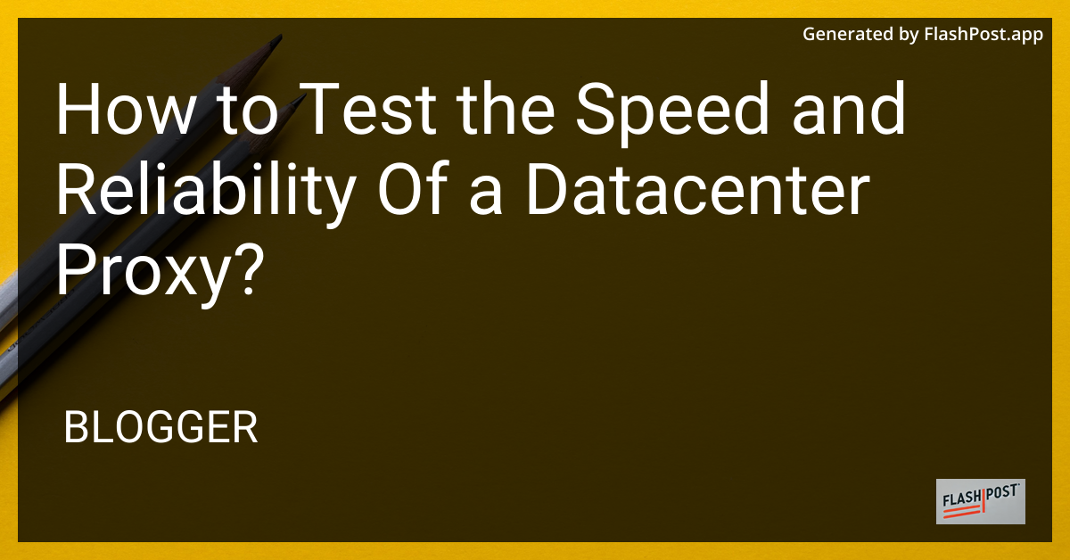 Datacenter Proxy