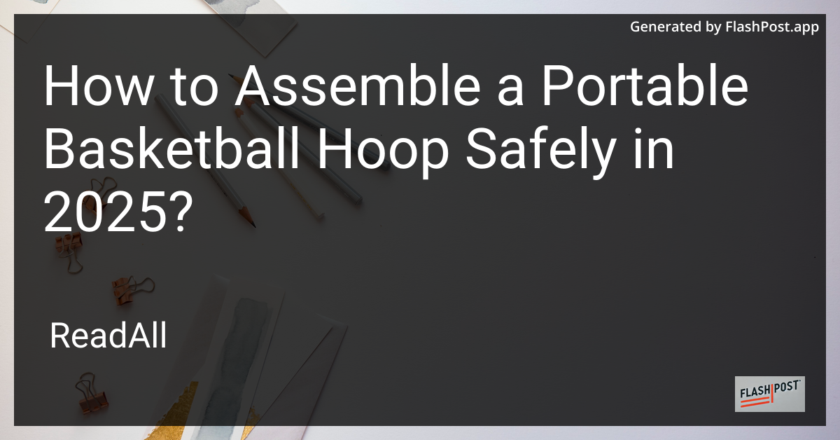 Portable Basketball Hoop