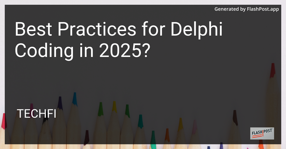 Delphi Coding
