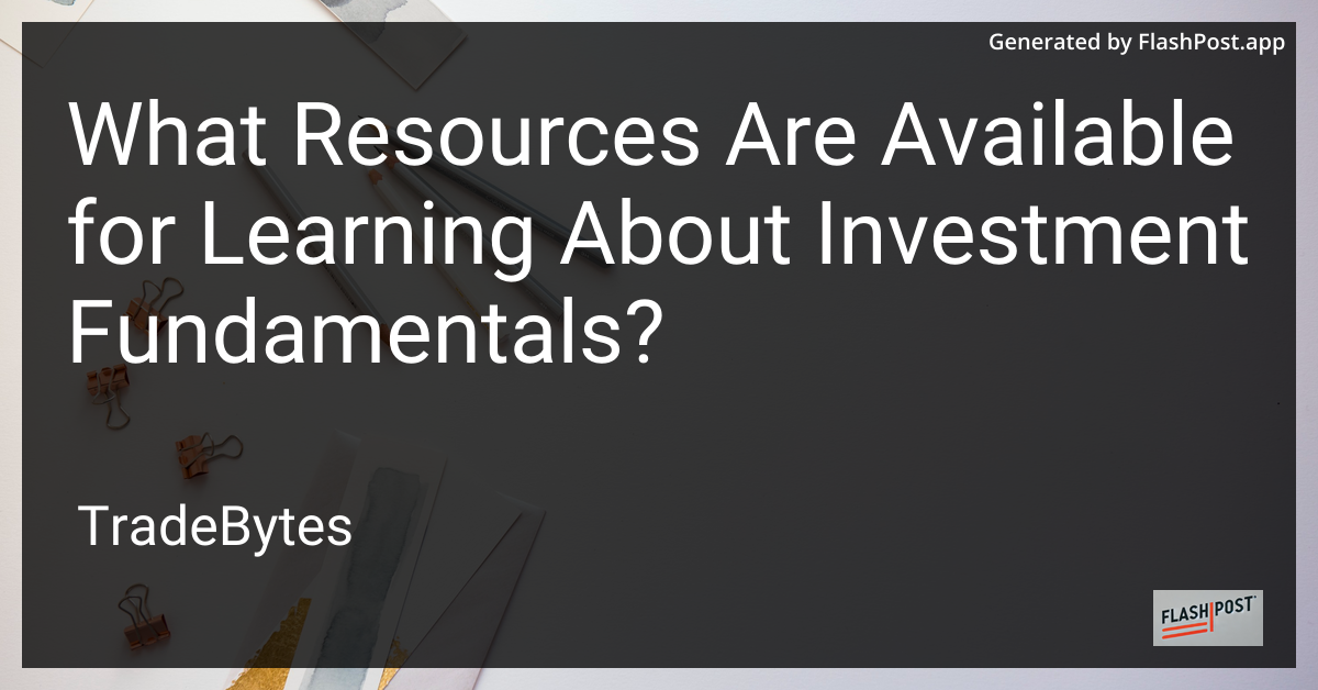 Investment Fundamentals