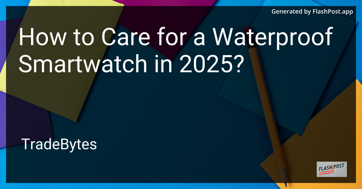 Waterproof Smartwatch