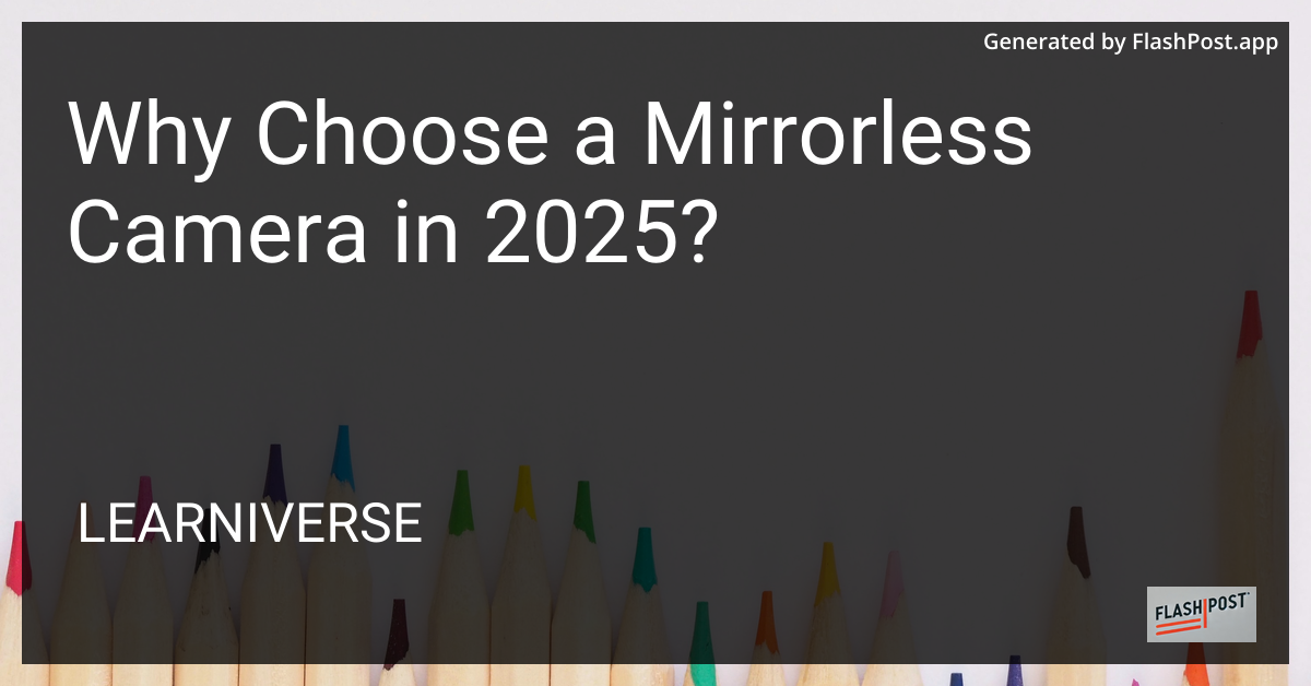 Mirrorless Camera