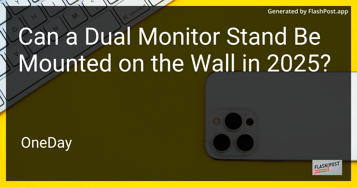Dual Monitor Stand