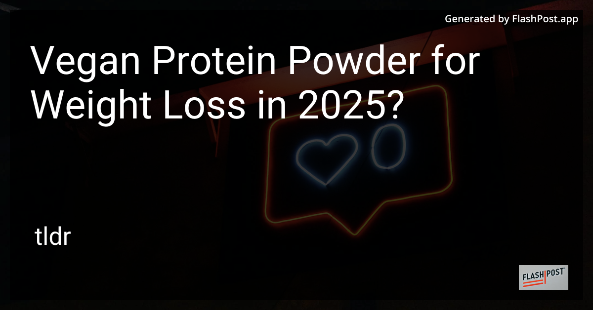 Vegan Protein Powder