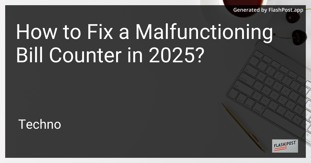 Malfunctioning Bill Counter
