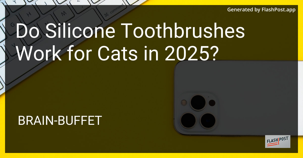 Silicone Toothbrush for Cats