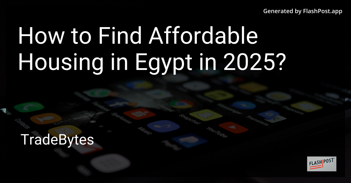 Affordable Housing in Egypt