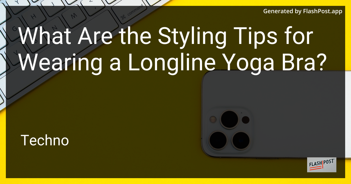 Longline Yoga Bra