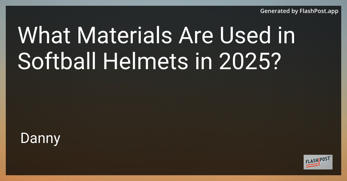 Softball Helmet